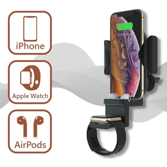 3合一無線快速車充/手機/Apple Watch/AirPods